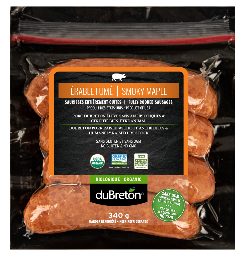 Saucisse erable fume
