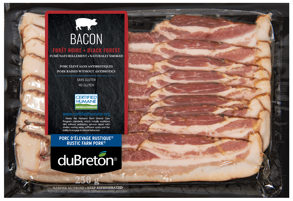 bacon forêt noire rustique
