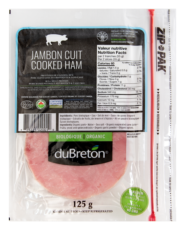 Sliced Cooked ham