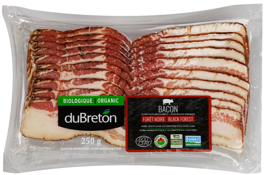 Bacon forêt noire bio can