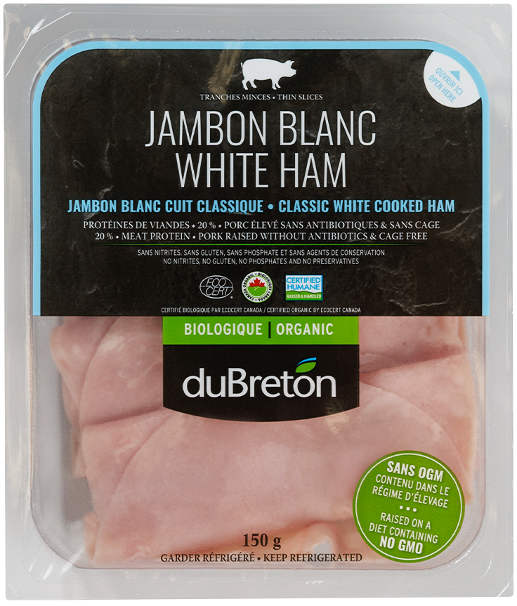 Jambon blanc tranche de 60gr