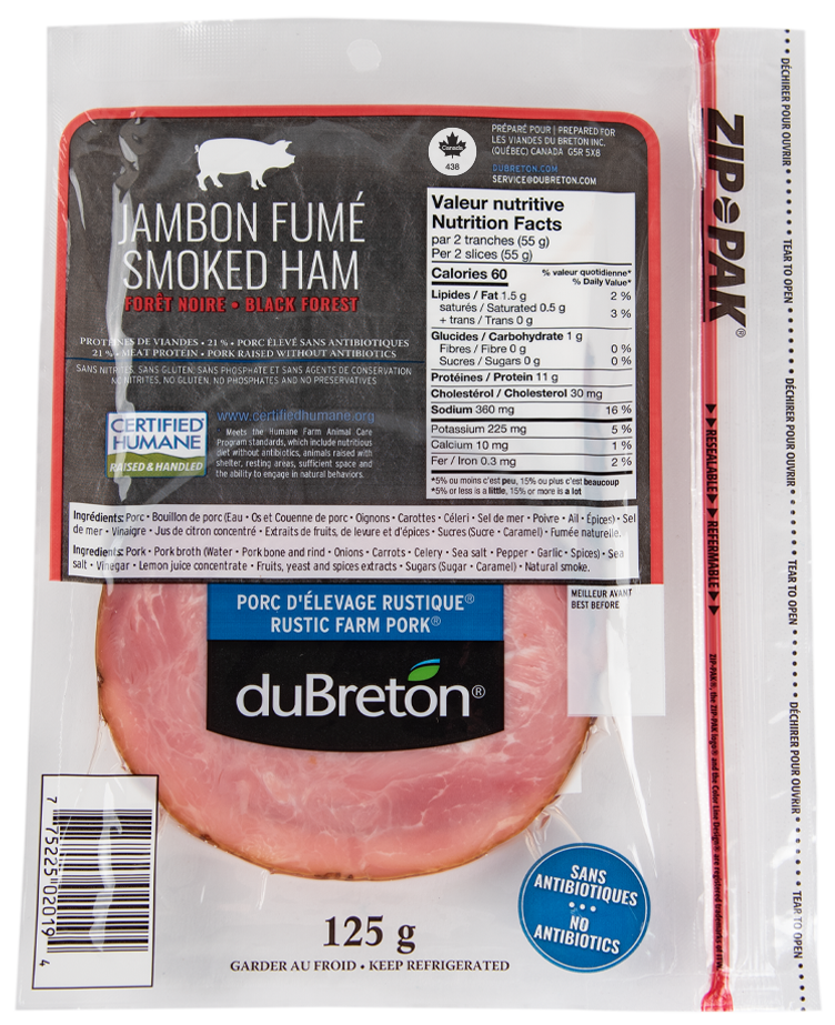 Jambon forêt noire rustique