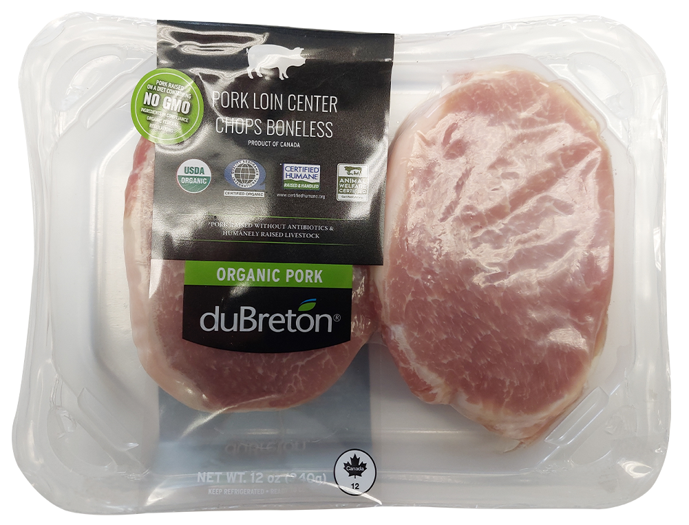 pork loin center cut chops boneless organic