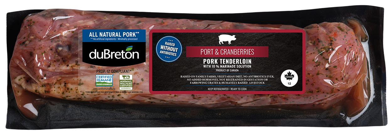 Port and cranberry pork tenderloin all natural