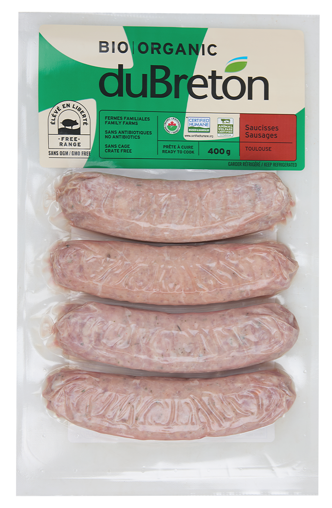 saucisse toulouse biologique