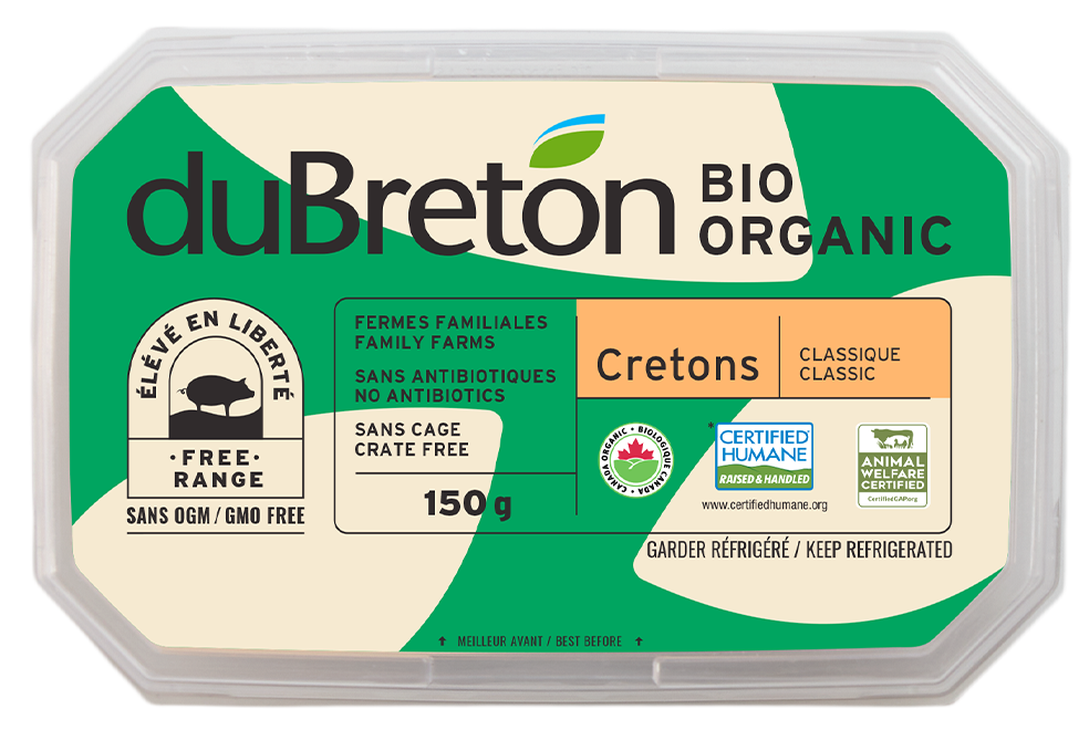 cretons classique biologique duBreton