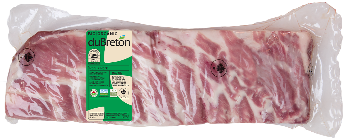 côtes levées de flanc biologique duBreton