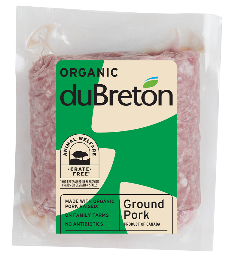 duBreton ground pork organic