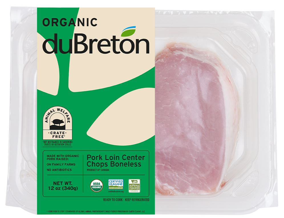 duBreton pork loin center chops boneless