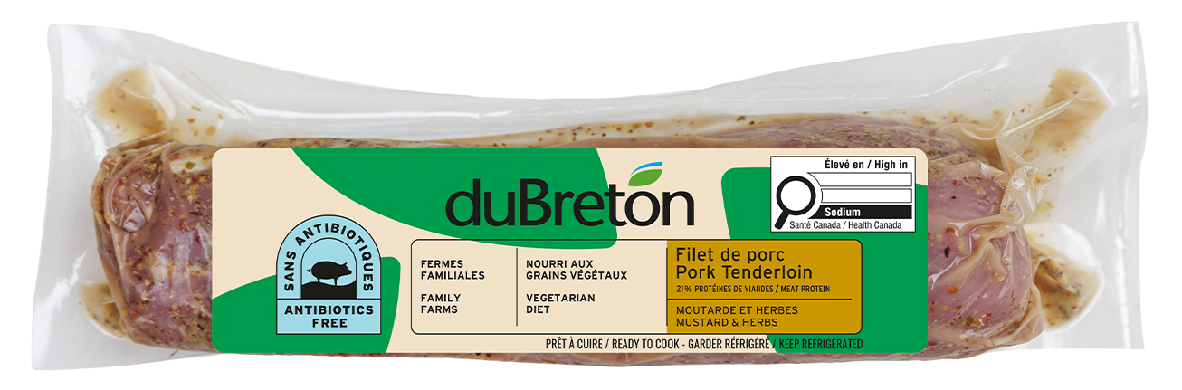 Filet moutarde et herbes sans antibiotiques duBreton