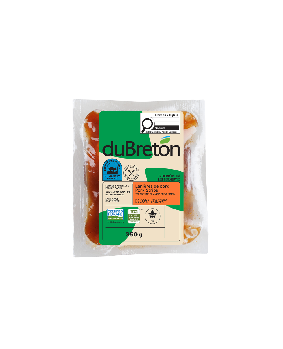lanières mangue et habanero duBreton