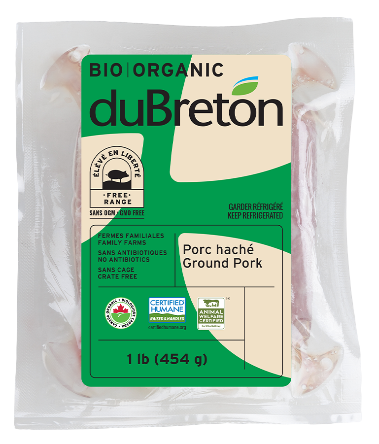 porc haché bio duBreton