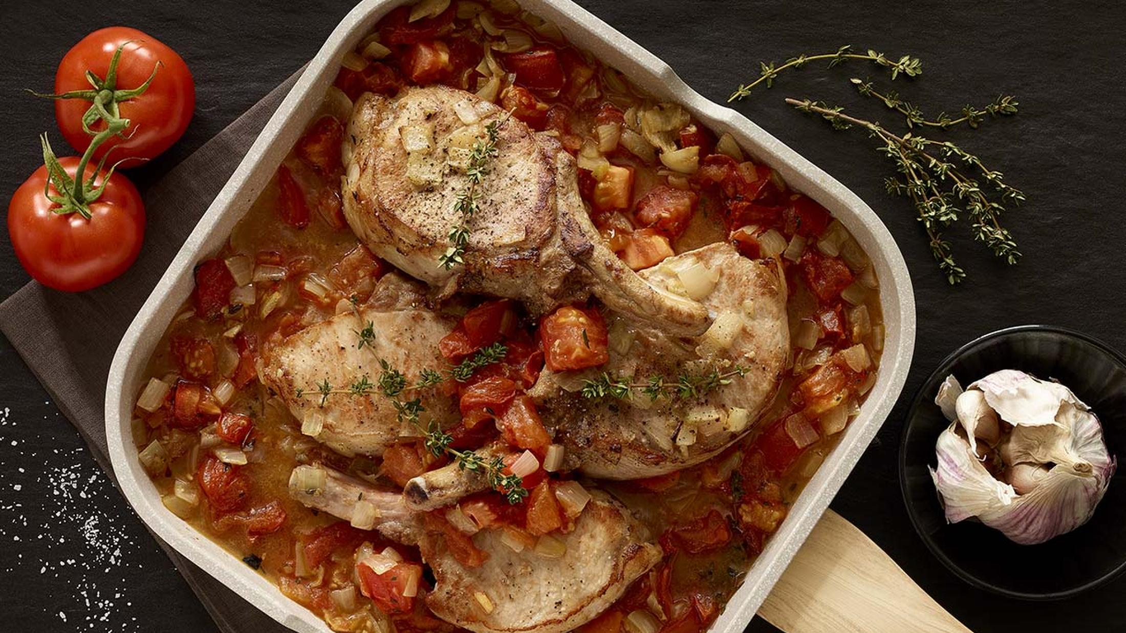 tomato pork chops