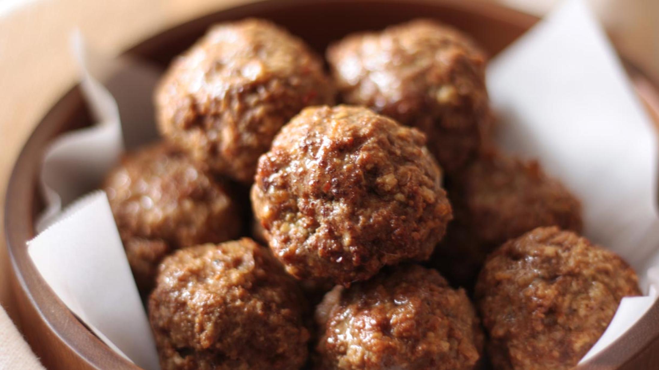 Pork beef meatballs