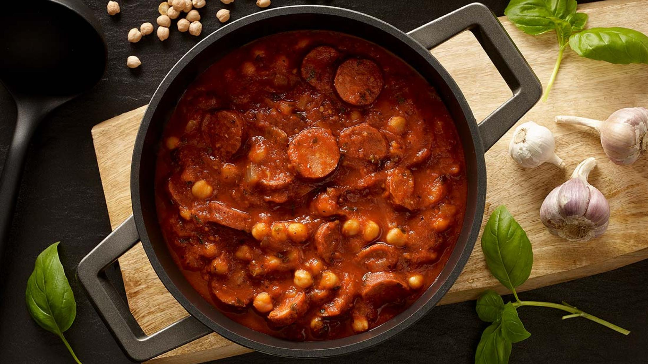 Chorizo ragout