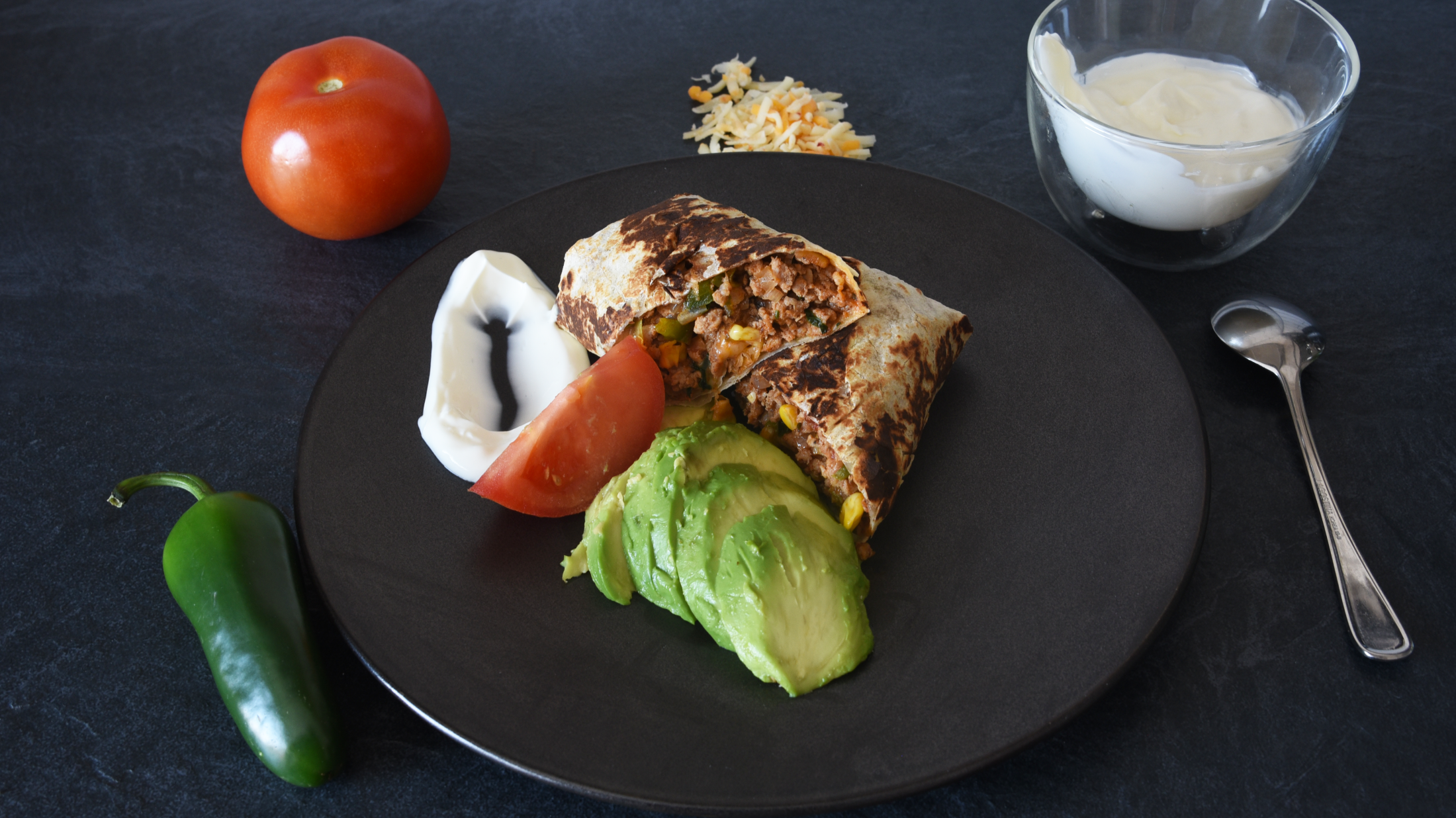 Burrito tex-mex duBreton