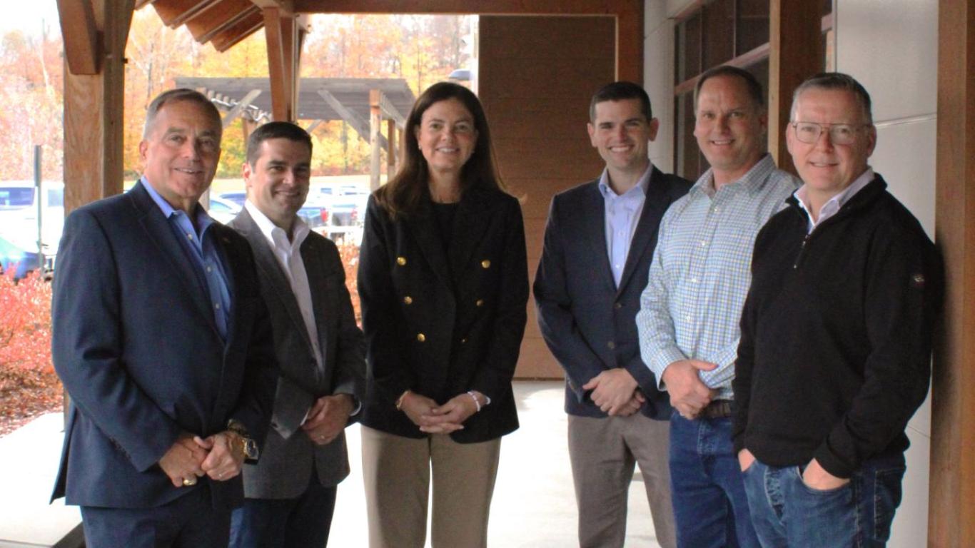 Photo Caption: Vincent Breton, President; Aaron Corbett, CEO; and Alicia Baker, Senior Director of Marketing, welcomed Governor Kelly Ayotte to discuss local jobs, responsible growth, and fair trade opportunities.
