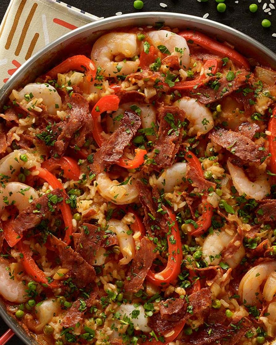 Chorizo paella