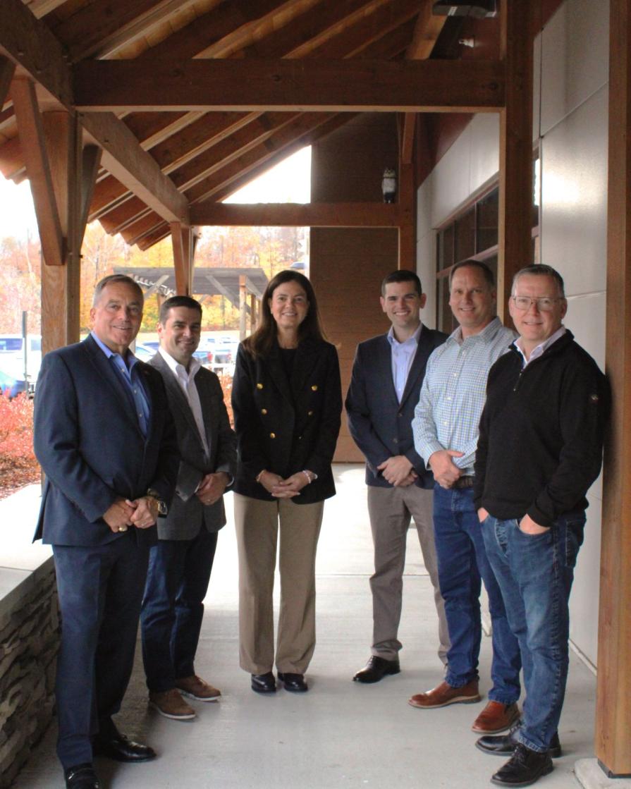 Photo Caption: Vincent Breton, President; Aaron Corbett, CEO; and Alicia Baker, Senior Director of Marketing, welcomed Governor Kelly Ayotte to discuss local jobs, responsible growth, and fair trade opportunities.