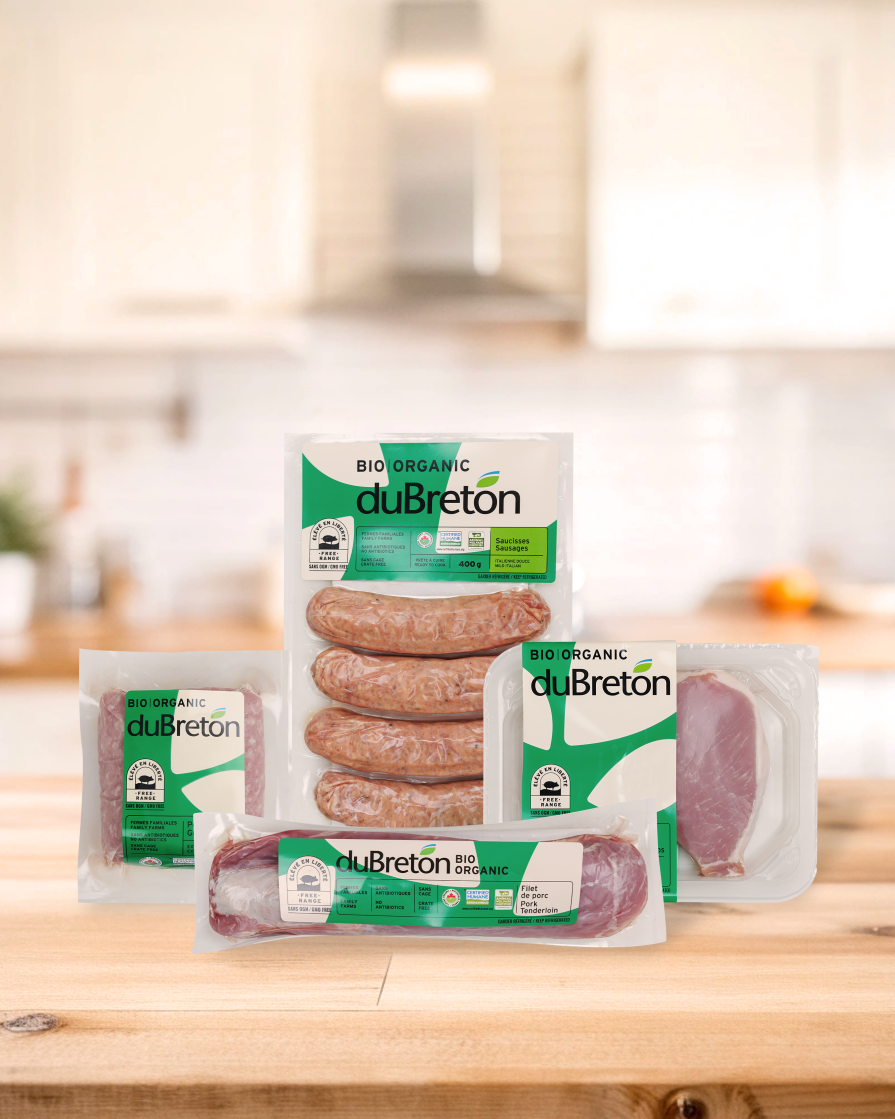 ensemble de produits duBreton bio