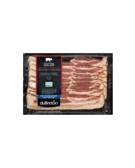 bacon forêt noire rustique