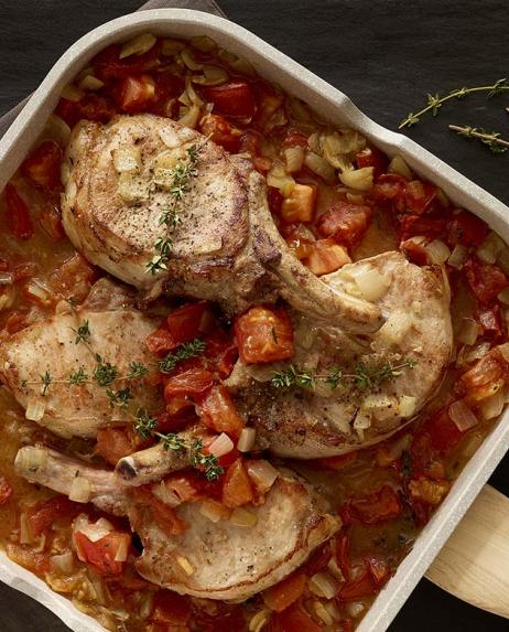 tomato pork chops