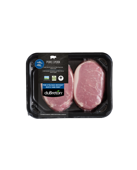 Côtelettes désossées rustique (sous-vide)