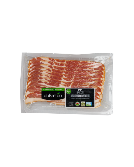 bacon sans sucre bio can