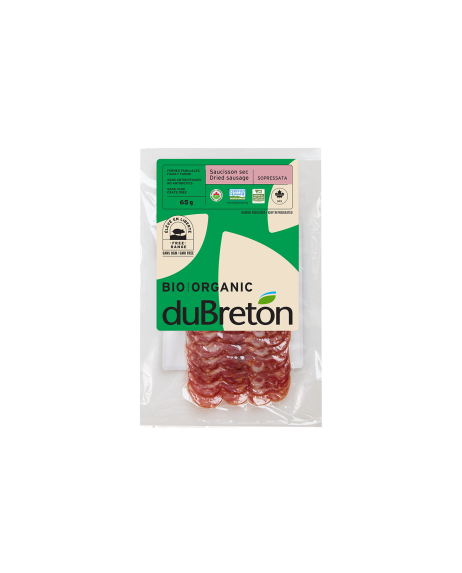 saucisson sec sopressata biologique duBreton