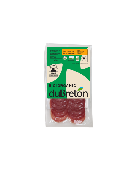 saucisson sec trésor des Appalaches biologique duBreton