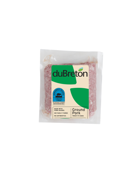 duBreton ground pork humanely raised