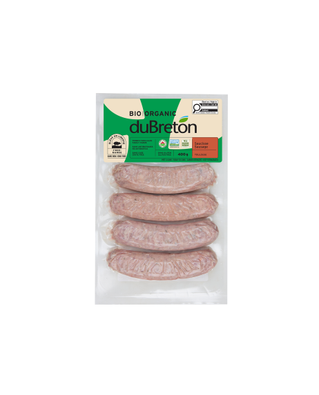 saucisse toulouse biologique duBreton
