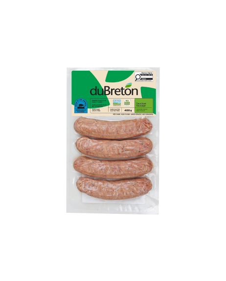 Saucisse italienne douce bien-être animal duBreton