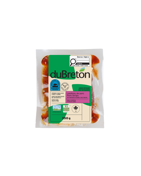 lanières bbq coréen duBreton