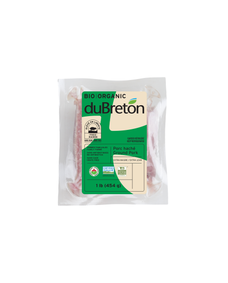 porc haché extra-maigre bio duBreton